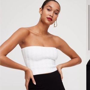 Aritzia babaton crop tube top